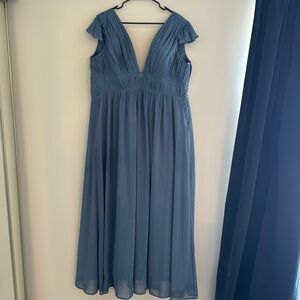 Dusty Blue Revelry Bridesmaid Dress